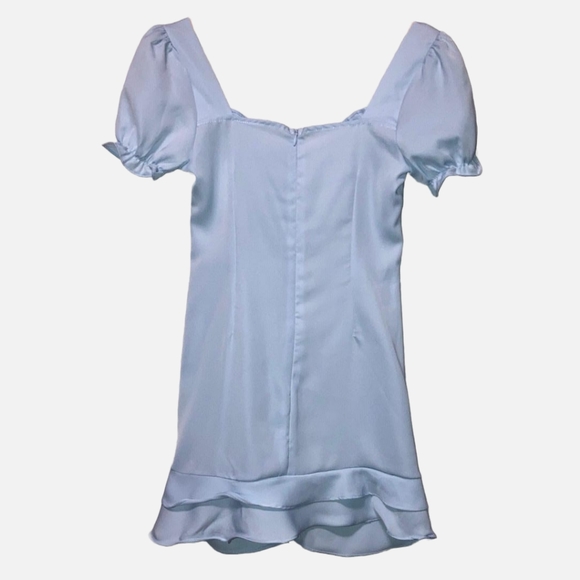 YesStyle Ruched Ruffle Dress Small - Picture 6 of 15